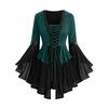 Women's Gothic  Shirt Vintage Butterfly Sleeve Dress