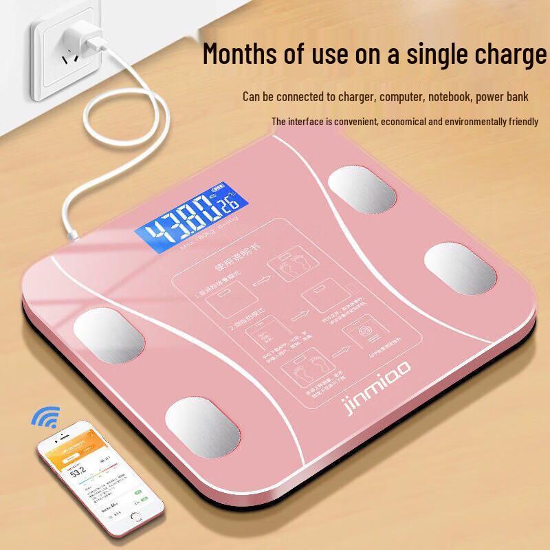 Умные Bluetooth весы для измерения жира в теле Jinmiao