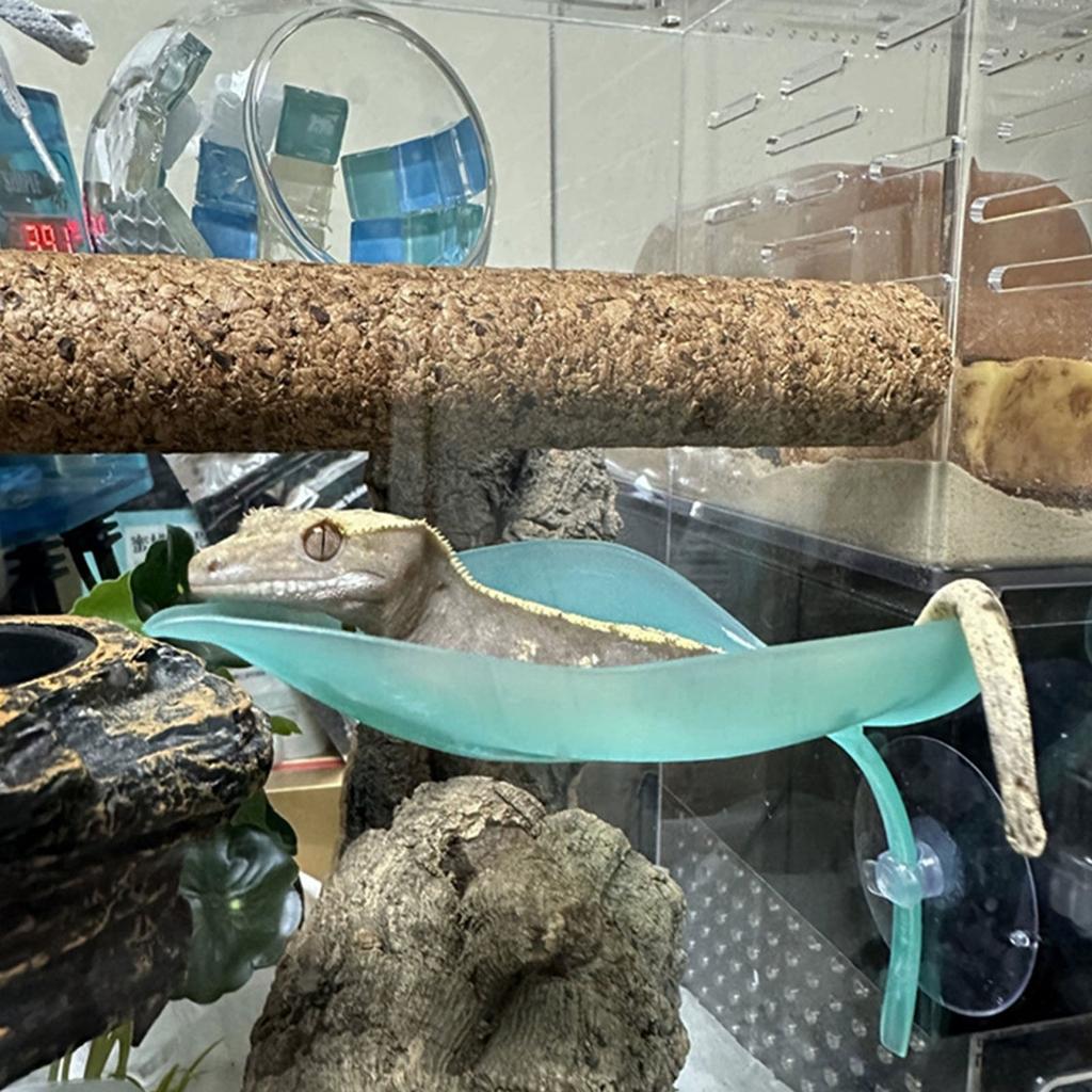 Платформа для купания черепах 6 шт. Аксессуары для террариума древесных лягушек Платформа в форме листа для бородатой агамы Присоски Листья для отдыха