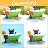 Taking Cat Black A Bath In The Bathtub Resin Ornament For Home Styling Gifts