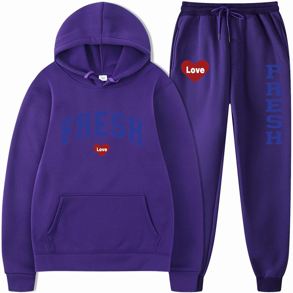 Свободный комплект из толстовки с капюшоном и колготок с принтом Cross Border на весну и осень 2023 года