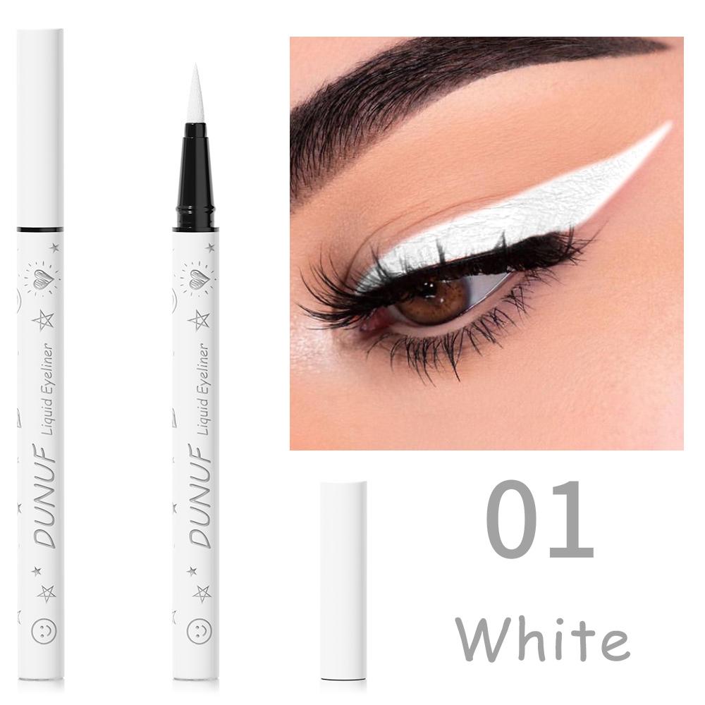DUNUF 1 Pcs Long Lasting Eyeliner Ultra-fine Smooth Quick Dry Liquid Eyeliner Waterproof, Sweat-resistant and Beginner Friendly