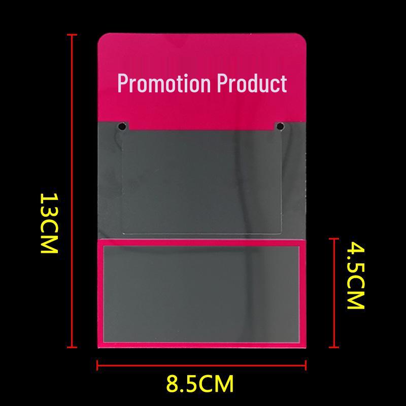 Прозрачный ПВХ рукав для полочных ценников для аптеки и магазина детских товаров