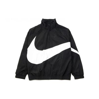 Тканая эффектная куртка Big Swoosh, черная мужская уличная одежда AR3132-010