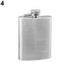 Stainless Steel Hip Liquor Whiskey Alcohol Flask Cap