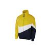 Zip-Up Knitted Color-Block Sports Windbreaker Men Jackets Yellow AR3132-728