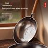 Royalstar 32cm Fine Iron Uncoated Wok