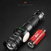 Rechargeable handheld powerful laser tactical flashlight, rechargeable LED flashlight
