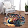 1pc home carpet galaxy peacock design for office decor bedroom gift living room non-slip carpet