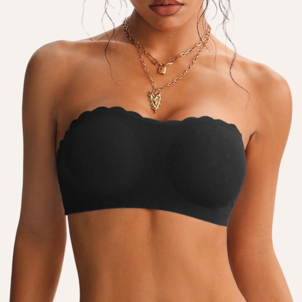 Женский слитный бандо-бюстгальтер без бретелей, удобный, дышащий