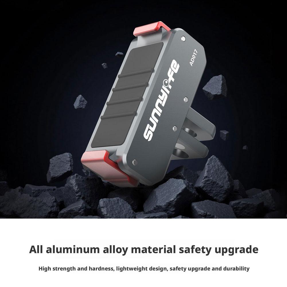 For DJI OSMO Nano Camera Metal Magnetic Adapter Folding Quick Release Extension Kit Metal Double-claw Retaining Buckle Anti Roll