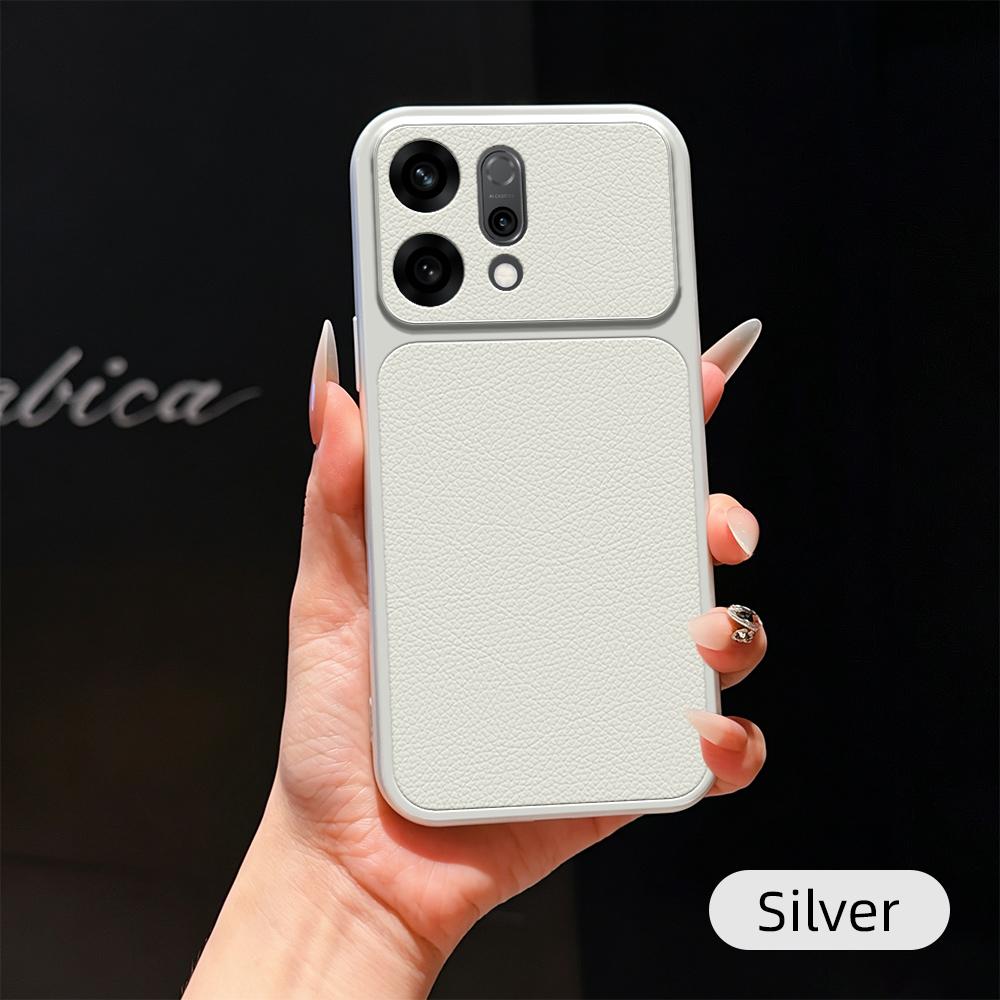 Чехол для телефона OPPO Reno 14 14F 13 13F 11 12 12F 11F 10 Pro Plus Coque Конфетный ПУ Натуральная кожа Защита камеры Мягкая задняя крышка