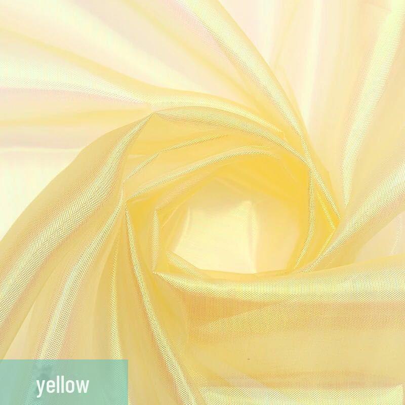 Цветная фантазийная лазерная марлевая ткань для платья принцессы Аиши и костюмов для выступлений