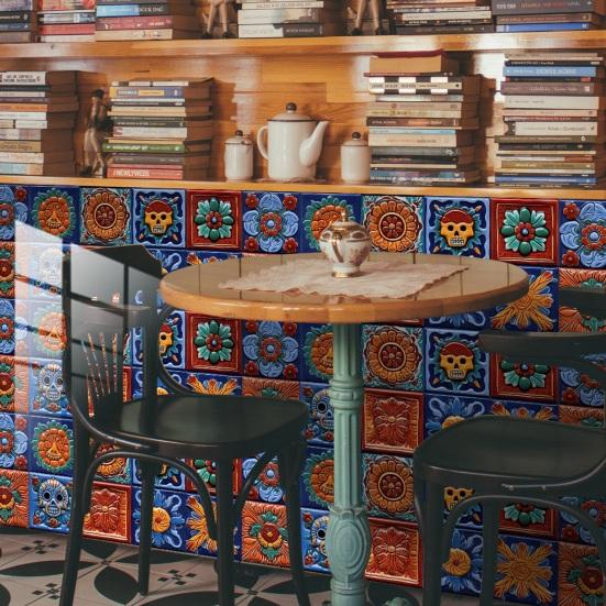 10 листов марокканских наклеек на стену винтажные самоклеящиеся водонепроницаемые ПВХ съемные для ванной комнаты