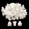 20/50pcs White Square Auto Fasteners Auto Bumper Fastener Rivet Retainer Clips Push Engine Cover Fender Car Door Trim Panel Clip