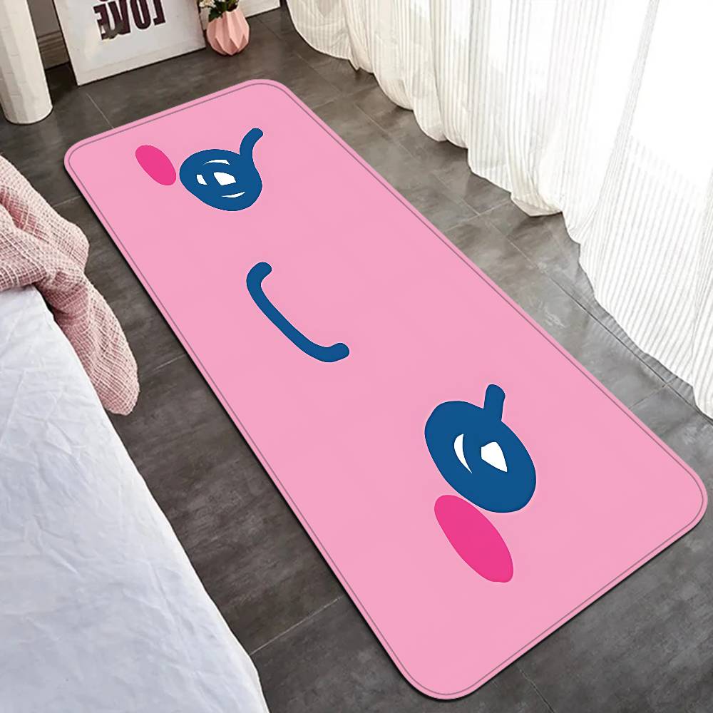 Classic T-Tamagotchi Cut Friend Game Floor Mat Rectangle Anti-slip Home Soft Badmat Front Door Indoor Outdoor Mat Hotel