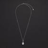 Teardrop Moonstone June Birthstone 925 Silver Necklace for Women [Coai]