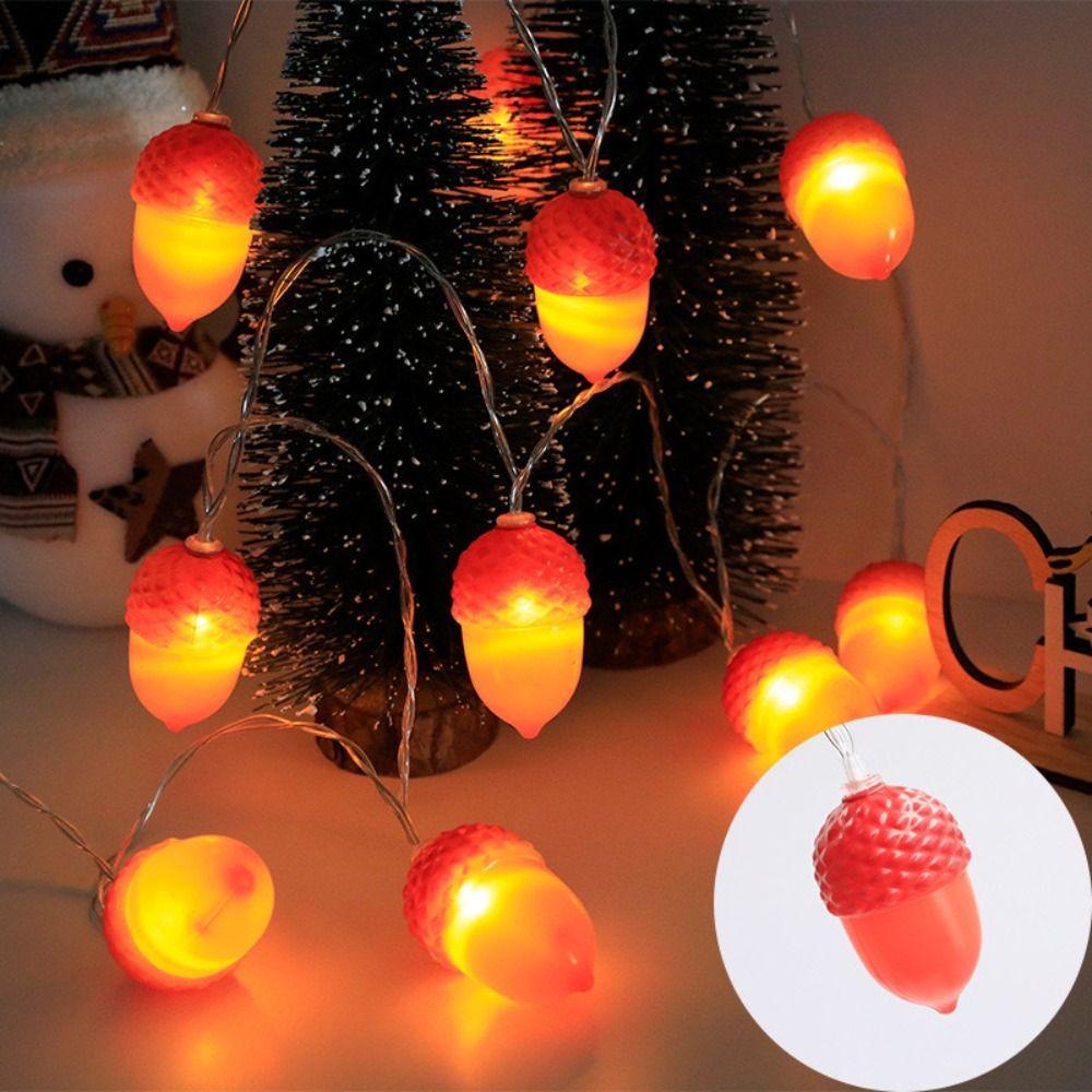 Flashing Lights Christmas Decorative Lights Simulation Decorative Lantern String  Shoot