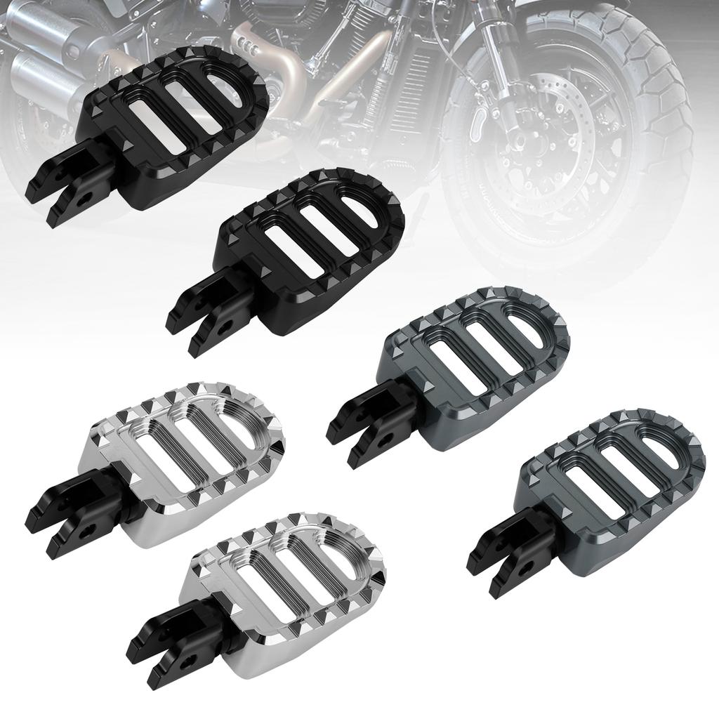 Front Footrests Foot Peg Fit for Sportster S Lower Rider Fat Bob Softail Slim