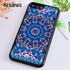Krajews Чехол-накладка с рисунком мандалы и цветка для iPhone 17 Air 16 15 14 plus 12 13 pro max coque Оболочка Fundas