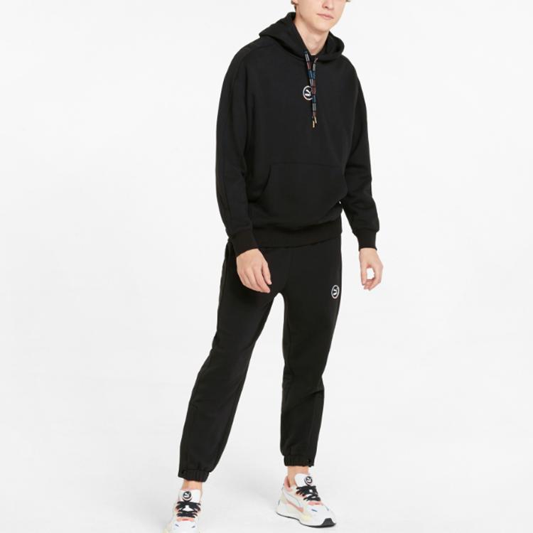 Puma Унисекс Худи расслабленного кроя Downtown Черный 535374-01