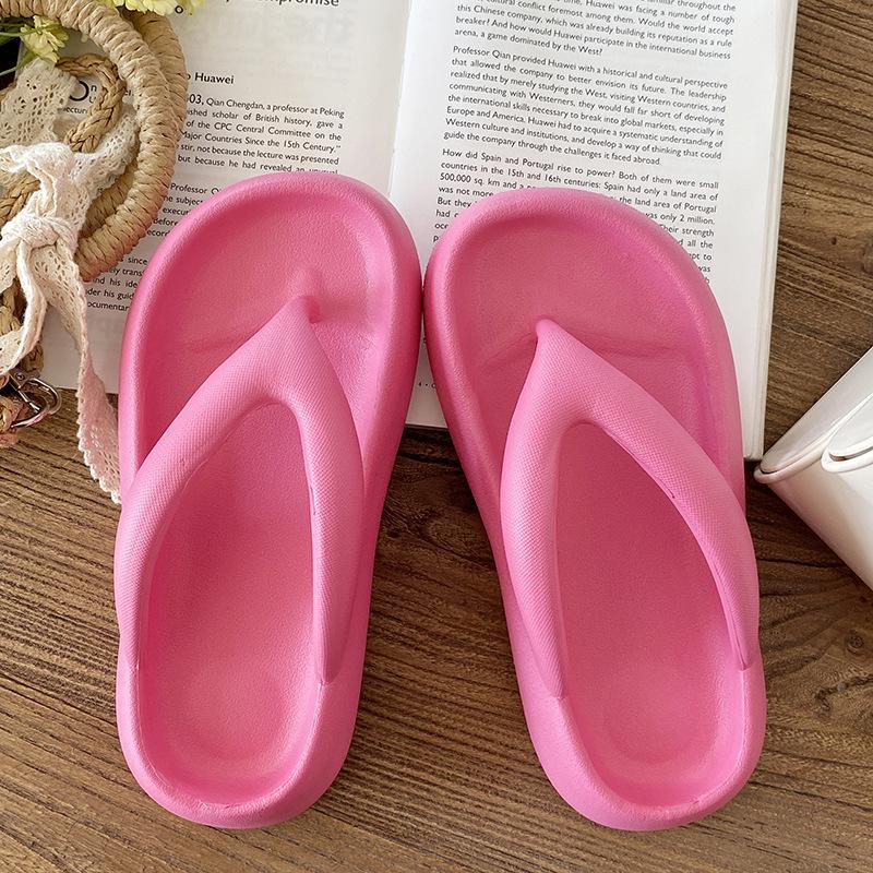 Легкие женские шлепанцы EVA с толстой подошвой - мягкие плоские сандалии нового стиля