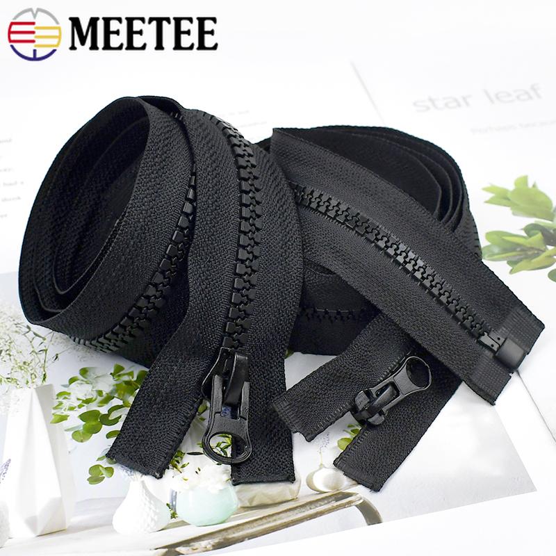 5# 8# 60-300 см Длинная пластиковая молния для шитья с одним/двумя бегунками, застежка-молния для палатки, пальто, одежды, аксессуар для ремонта