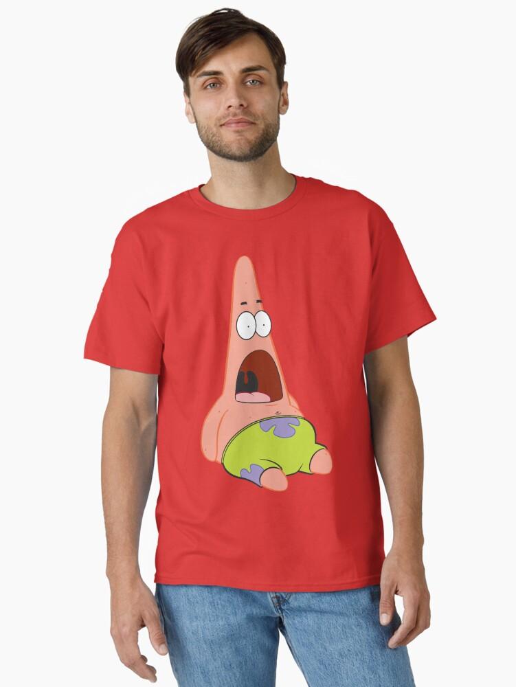 SpongeBob SquarePants SpongeBob SquarePants Surprised Patrick Classic T-Shirt