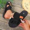 Внешняя торговля большой размер лето новый европейский и американский дышащий закрытый носок педаль плоская подошва легкие пляжные прохладные шлепанцы женские