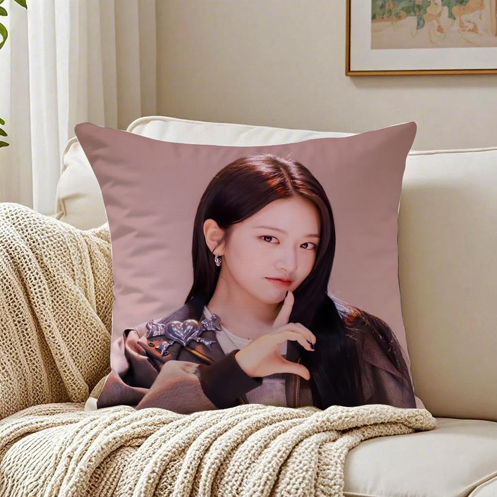 Idol Kpop An Yujin Cushion Cover Pillowcase Antidustmite living Room Sofa Decor Cushion Room
