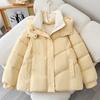 Короткое пуховое хлопковое пальто для женщин, новый стиль, повседневное утолщенное зимнее пальто, маленькая мужская куртка с хлопковой подкладкой
