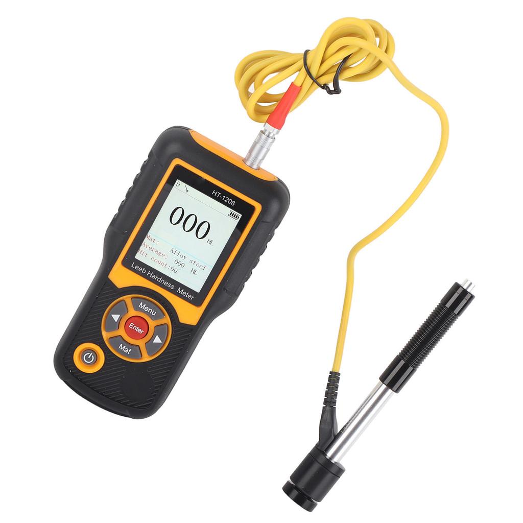 Digital Hardness Tester ABS High Accuracy Hardness Meter Durometer Scale with TFT Color Screen HT 1208