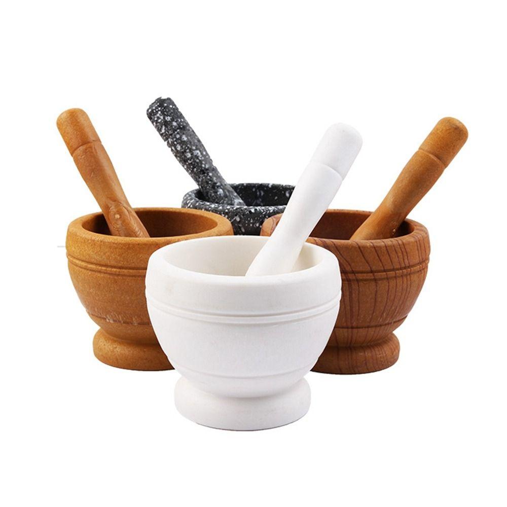Hand Movement Grinding Bowl Garlic Mashed Garlic Stone Mortar Manual Grinder Household