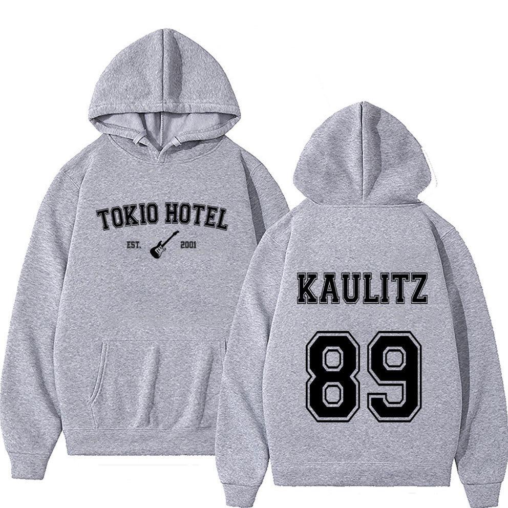 Рок-группа Tokio Hotel Kaulitz Hoodie Женская мода Повседневный пуловер Толстовка Женская хип-хоп свободный капюшон Панк уличная одежда