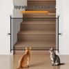 Foldable Cat Barrier: Stairway and Door Isolation Net.