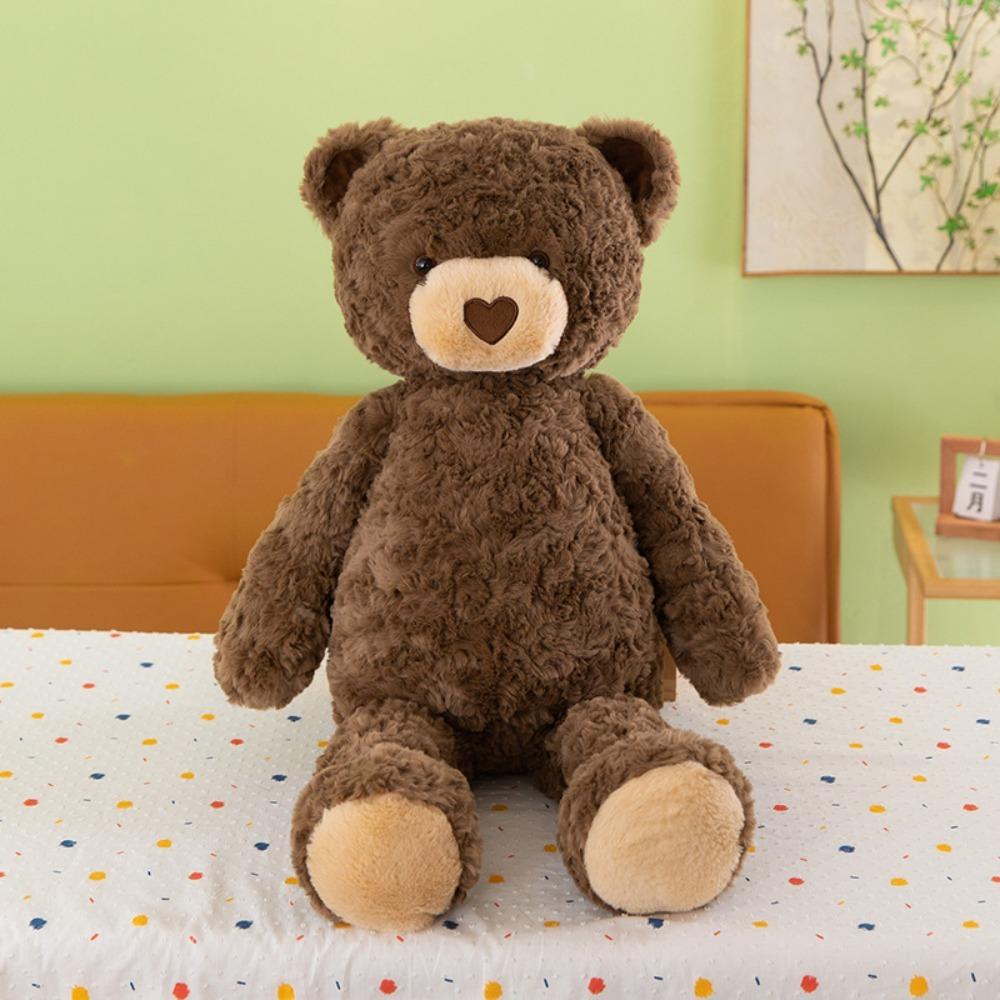 Heart Plush Bear Doll Stuffed Stuffed Animal Pillow Sleep Pillow Bear Plush Toy  Sofa Decoration