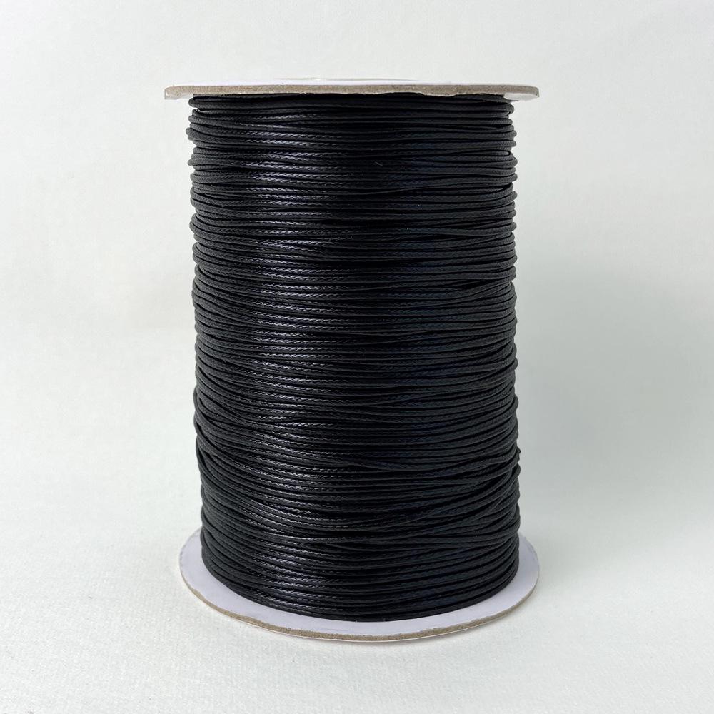 Корейская вощеная веревка 1 мм: Ювелирные изделия и подвеска Ожерелье/Плетеный браслет с ПУ кожей