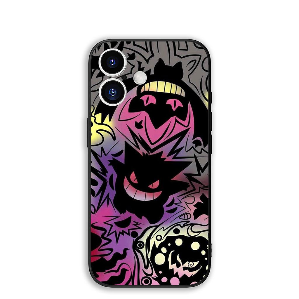 for Motorola Moto G86 G57 G67 G24 G15 G54 Power G13 G14 G34 G35 G45 G60 G53 G55 G64 G75 G72 Case P-Pokemons GO Gengar P-Pikachus