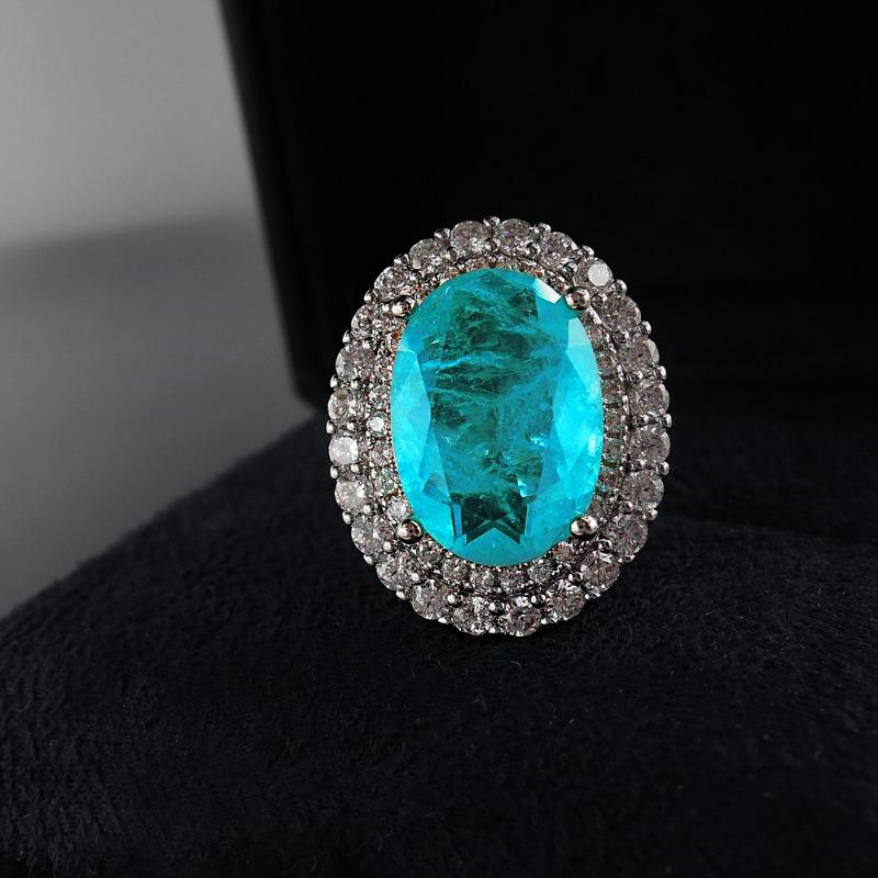 Sace Gems Классическое кольцо из медного сплава с цирконом, женские ювелирные изделия, свадебный подарок для вечеринки