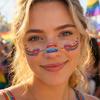 Freckle Temporary Tattoos, Waterproof & Long Lasting Face Stickers, Rainbow Color Makeup Decals for Festival, Party, Halloween