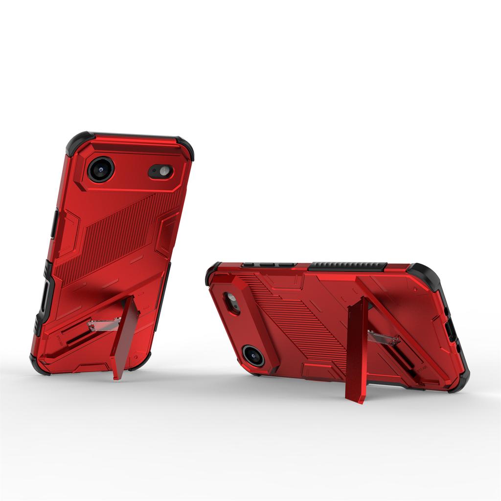 For iPhone Air Case PC + TPU Shockproof Phone Cover with Kickstand