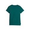 Puma Футболка Team Tee с вышитыми буквами, круглым вырезом, коротким рукавом, женские топы, рождественско-зеленый цвет 624706-43