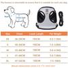 Pet Vest Harness Leash Set Reflective Safety Dog Chest Strap Pug Chihuahua Bulldog Harness Puppy Training Walking