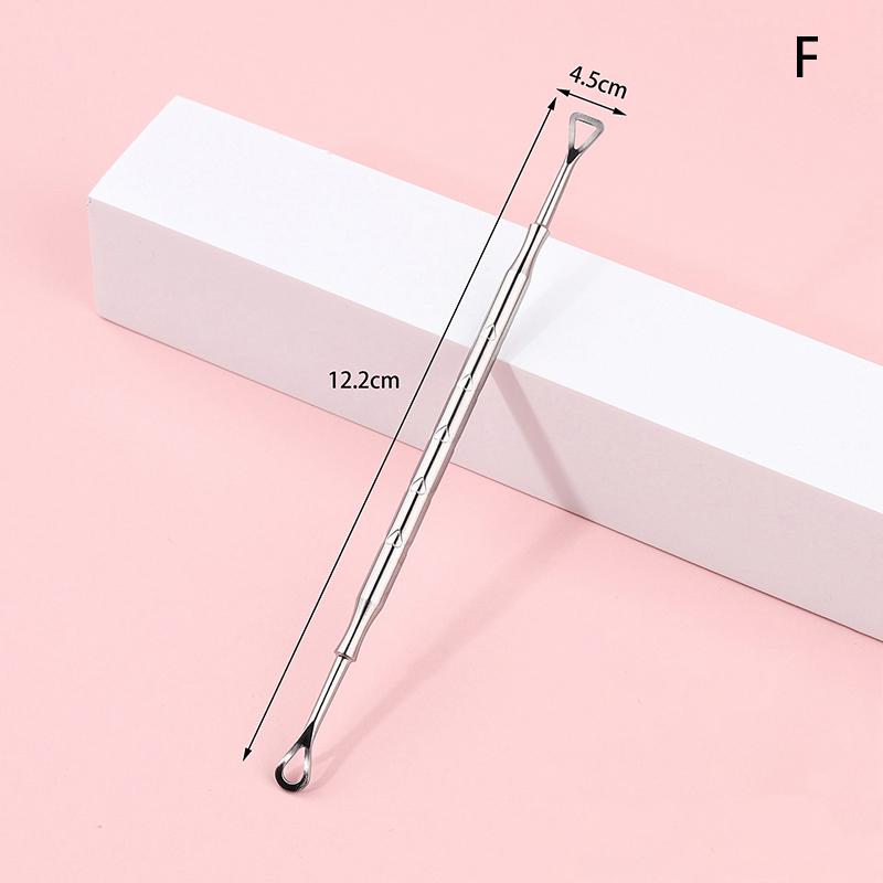 Инструмент для удаления черных точек с черными точками, прыщи, иглы для выдавливания прыщей, инструменты, ложка для чистки лица, экстрактор комедонов, очиститель пор