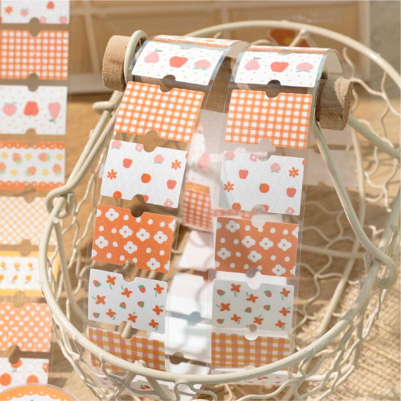 Journal GO 3x200cm Floral Tape Stickers Collage Junk Journal DIY Scrapbooking Planner Decor Photo Album Aesthetics Craft Tape