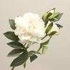 3 Head Autumn Peony Flower Simulation Bouquet Home Living Room Decoration Table Floral Decoration Fake Flowers