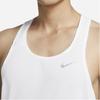 Nike Dri-Fit Round Neck Quick-Dry Running Reflective Slim Fit Sleeveless Vest Men Tops White DQ4733-100