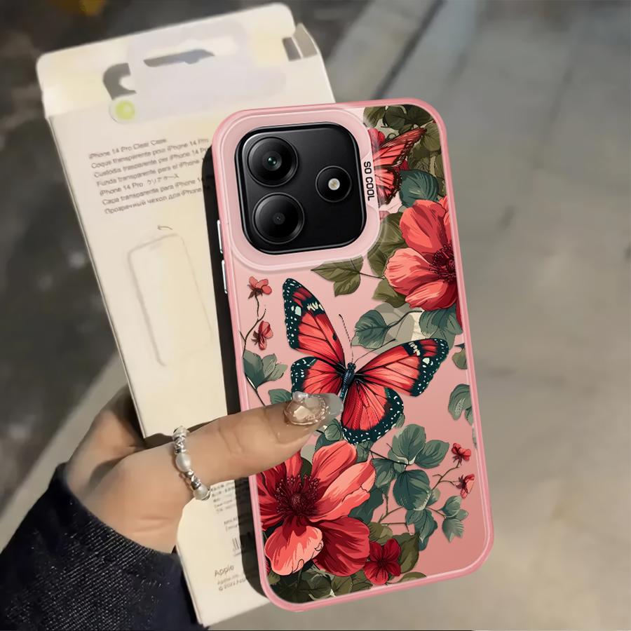 Cartoon Butterfly Case for Xiaomi Mi 13T 12T Pro 11 Lite Back Phone Cover