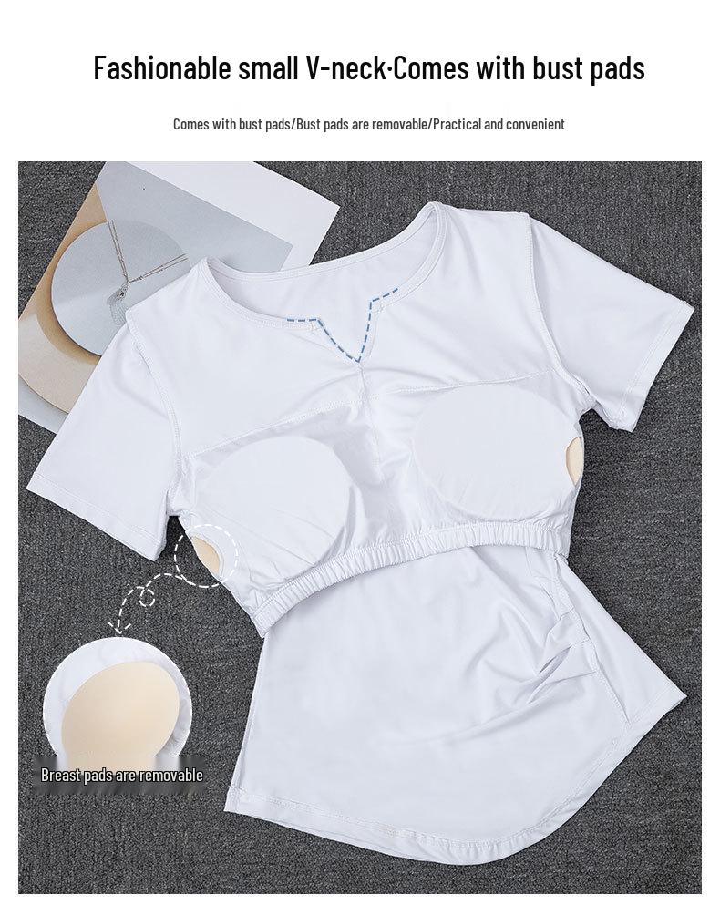 Женский комплект для йоги и пилатеса с высокой талией 2025: Брюки клеш и тренировочный топ