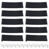 Boat Trailer Bunk Slides 3" x 10" Trailer Bunks Kit 1 Boat Trailer Bunk Slide Pads Boat Trailer Glide Bunk Enders for